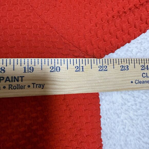 Joseph Ribkoff Womens Red Textured Knit Tunic Top Size 12 Artsy Lagenlook - Picture 7 of 8